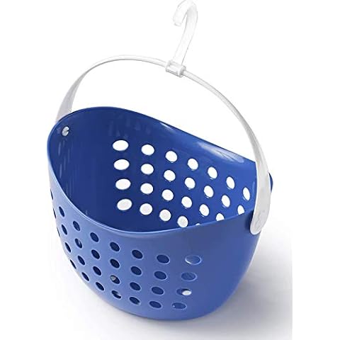 EAR PADZ 1 piece Peg Basket for Laundry/Clothes Pegs (classic blue with white handle) Cover