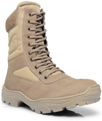 Bota Militar Extralonga + Palmilha em Gel em Couro até o 46.