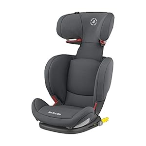 Maxi-Cosi RodiFix AirProtect Autositz Gruppe 2-3 Isofix, 2-fach verstellbar, höhenverstellbar und breit, für Kinder von 3,5-12 Jahren, Farbe Authentic Graphite