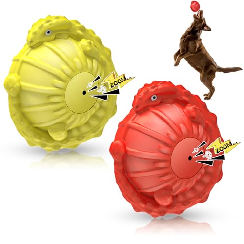 Wowbala JIALONGQIU2PACK Dog Ball Toys 2Pack : Large Dog Chew Toys For Aggressive Chewers - Tough Pool Floating Dog Balls - Hard Rubber Dog Squeaky Toys cover