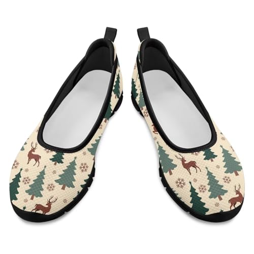 Image of Walking Shoes Women Breathe Mesh Slip On Sneakers Women Comfortable Lightweight