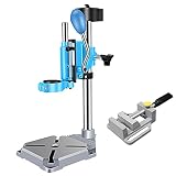 YAOYAOO Taladros de Columna, Soporte Taladro Columna con Alicates de Punta Plana para Mejorar la Precisión de la Perforación, Carrera de Trabajo Ajustable, Base de Hierro Fundido, Estable Sin Temblar