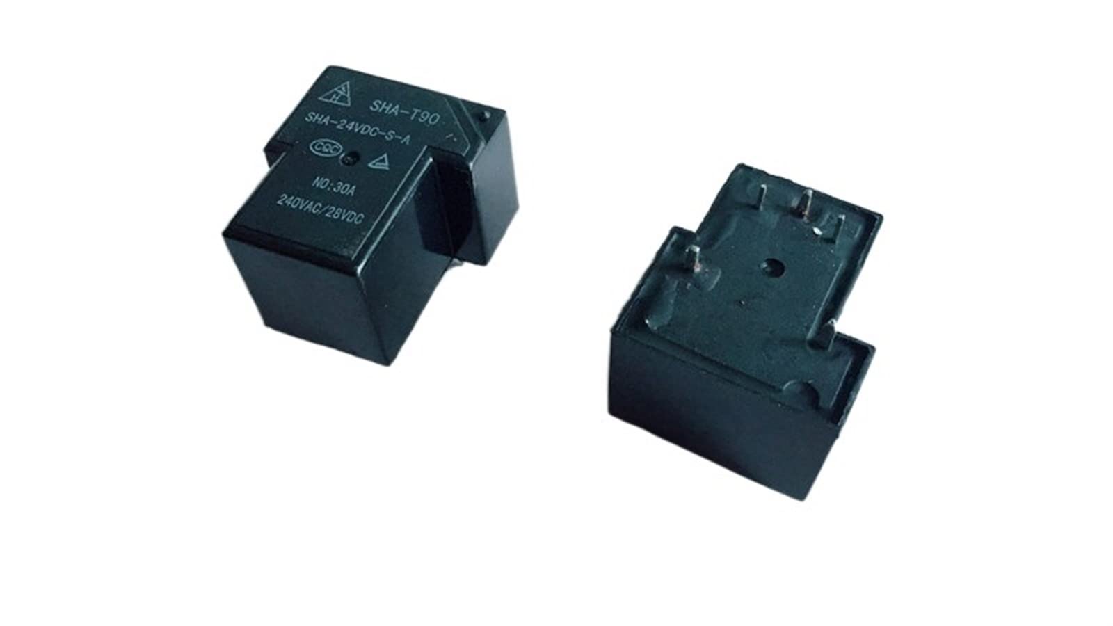 CSKWLLNBC 2PCS SHA-T90 SHA-12VDC-S-A SHA-24VDC-S-A Relay 30A Welding Repair Parts(SHA 24VDC S A)
