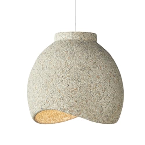 Lumière d'art industriel suspension réglable Wabi-Sabi luminaire résine antique