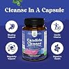 Natures Craft Candida Cleanse Body Detox for Women - Anti Overgrowth Gut Detox for Women with Caprylic Acid Black Walnut Wormwood and Oregano - Full Body Cleanse with Pre and Probiotics - 60 Count