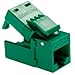 Platinum Tools EZ-SnapJack Cat6, Green. 40 pc/Installer Pack.