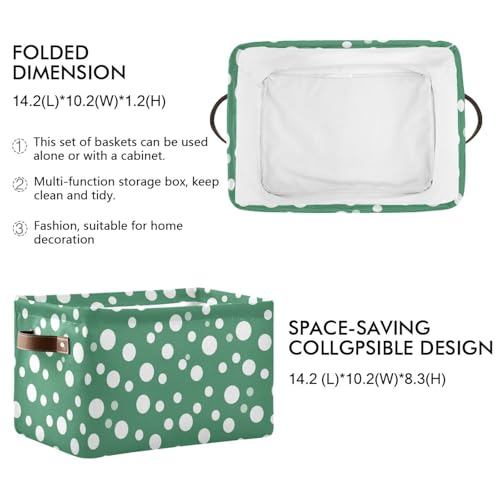 Panier de rangement pliable lot de 2 KLL bacs imperméables