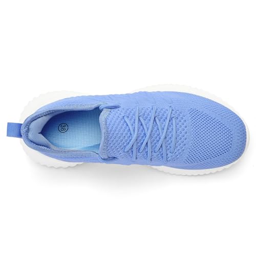 Image of PPQ Womens Slip On Walking Shoes,Memory Foam Lightweight Comfort Casual Workout Shoes,Yoga Or Tennis Or Running Sneakers