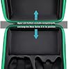 Estuche rígido de transporte compatible con Xbox Series X, control y accesorios | Bolsa de viaje protectora para consola Xbox Series X versión disco o digital, cables y otros accesorios 8
