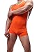 TANBEAN Men's Fashion Swimwear Stretch Sportswear Fitness Clothes Close-Fitting One-Piece Swimsuit (L / 29