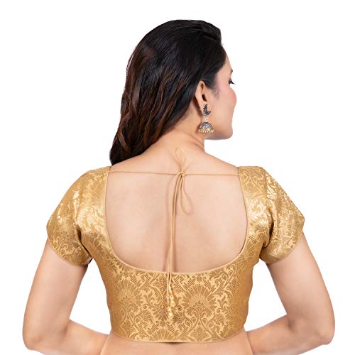 Image of Biyu Being With You Women's Synthetic Saree Blouse