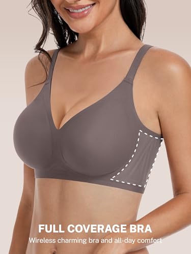 Image of habibee Jelly Bra for Women No Underwire Comfort Seamless Bras Push Up Wireless Bras Full Coverage Bralettes