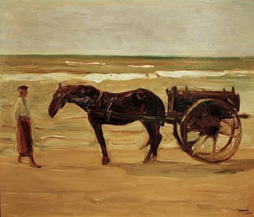 Max Liebermann poster 60x90cm avec un tableau graffiti plage