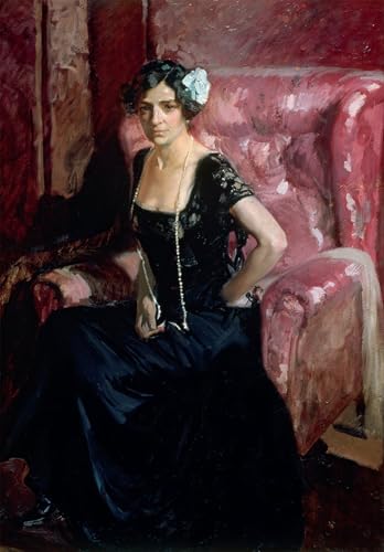 Sorolla Clotilde Toile Émotion Artistique Portrait Salon 60x90
