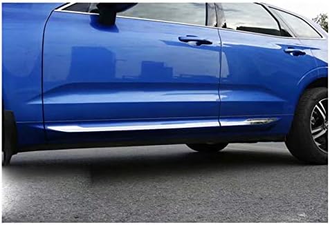 4PCS ABS Chrome Car Exterior Body Side Door Molding Protector Cover Trim Strip Protector Guard Compatible for Volvo XC60 2018 2019 2020 2021 2022 2023 2024 2025