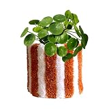 Cache Pot Fait Main en France, Ø 12cm/17cm/30cm, Terracotta/Bleu/Jaune (Terracotta, 12 cm)