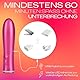 Durex Tease & Vibe 2 in 1 Vibrator mit Teaser-Spitze - Sexspielzeug für Frauen, Männer & Paare - Sex Toy mit Vibration in 7 Stufen - Wasserfest, leise & USB-aufladbar