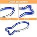 DSBAOMA Easily Link Fish Shape Climbing Buckle Metal Locking Spring Hook Carabiner Clip for Camping Fishing Hiking Traveling