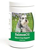 Healthy Breeds Miniature Schnauzer Salmon Oil Soft Chews 90 Count