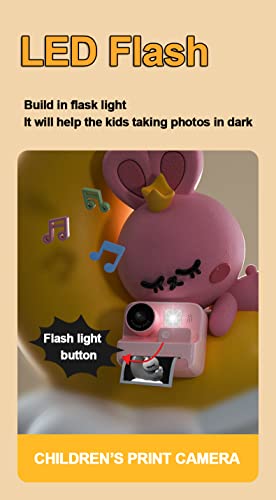 Digital-Camera-for-Kids-Instant-Print-Camera-with-32GB-Memory-Card-Selfie-Video-Camera-for-Kid-with-Dual-Lens-Print-Paper-Rechargeable-Digital-Camera-for-Kids-Boys-Girls-3-4-5-6-7-8-Years-Old
