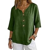 WDCHAOYUE Tunika Damen,Gutschein 20 Euro,Musselin Bluse Damen Kurzarm Sommerbluse Oversized Elegant V-Ausschnitt Tshirts Große Größen Leichte Hawaii Hemd Lässige Bluse Top