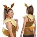 Disguise Women's Eevee Costume Kit, Brown, One Size Adult