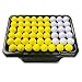 Colaxi Golf Ball Tray Holder Box Holding 63 Golf Balls Supplies Range Ball Tray for Practicing Golf Swing Outdoor Sports Golfer Home
