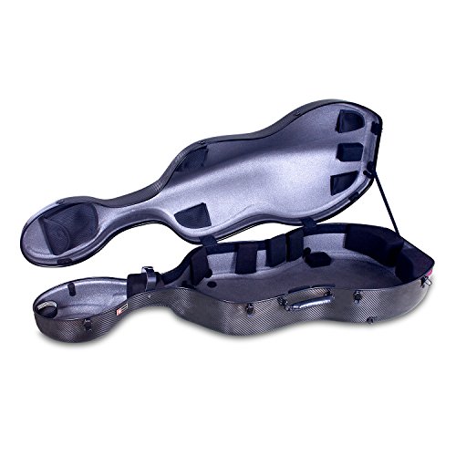 Crossrock CRF3000CEM Montagnana and Similar Wider Bout Case, Lightweight Carbon Fiber, Backpack Available, Black