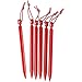 MSR Groundhog Tent Stake Kit, 6-Pack, Mini - 6-Inch