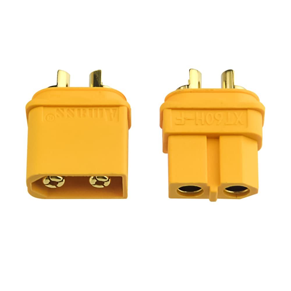 XINGYHENG XT60H Stecker + Buchse – 10 Paare, 30A, Mit Kabelschutz, Für RC Auto & 3D-Drucker