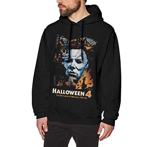 Ahdyr Halloween 4 The Return of Michael Myers Sudadera con Capucha para Hombre