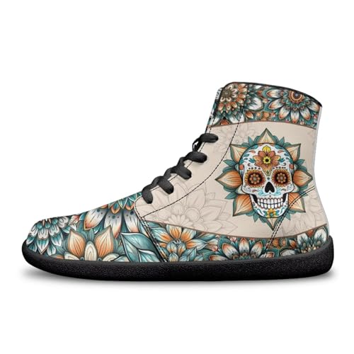 Binienty Zero Drop Sole Barefoot Men's Women's PU Leather Flat Minimalist Barefoot Sneakers Athletic Shoes Waterproof3