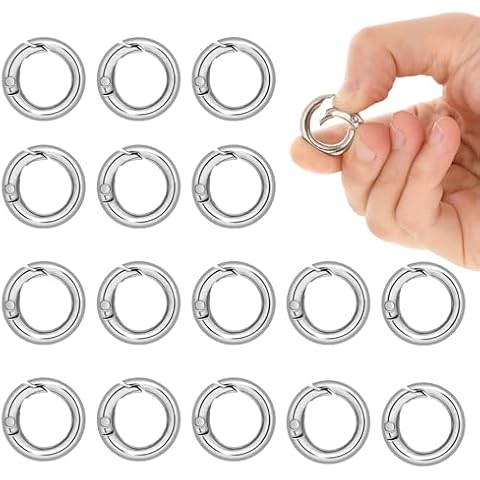 JJUNW Pack of 16 Mini Carabiner Hooks Cover