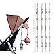 4 Stück Baby Schnullerband Silikon Cup Catcher, Kinderwagen-Schnuller-Gurt Lebensmittelqualität, Soother Strap Baby Toy, Verstellbar Schnullerkette für Spielzeug, Kinderwagen, Autositze