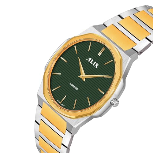 Image of ALIX AL2913 Men's Waterproof Multifunctional Stainless Steel Strap Quartz Analog Watch