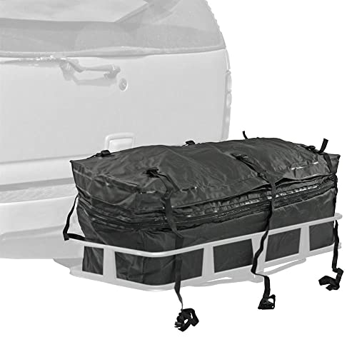 Waterproof Hitch Cargo Carrier Rack Bag with Expandable Height