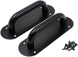 FarBoat 2Pcs 200×55mm/7.9inch×2.2inch Pull Handles Heavy Duty Stainless Steel Hardware for Door Barn