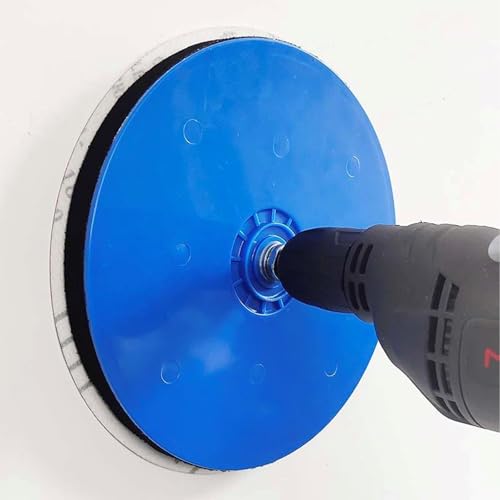 Schleifteller 225mm für Wandschleifer passend für DWS225BT DC R und für Scheppach DS 200 210 900 920 930 10 Loch Klett ideal zum Schleifen und Polieren perfekt für Baustelle