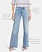 NYDJ womens Teresa Trouser - Premium Denim jeans, Rinse, 6 US