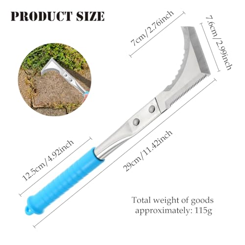 Herramienta manual de jardinería para malezas 11.42 pulg miniatura 2