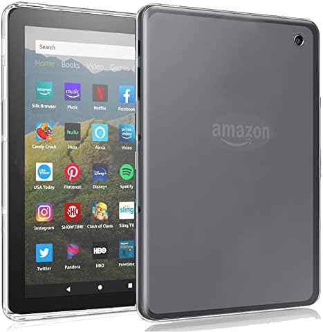 Zeking Designed for Amazon Fire HD 8 (2020) Case, Amazon Fire HD 8 Plus (2020) Case, Amazon Fire HD 8 (2022) Case, Anti-Scratch Ultra Slim Thin TPU Rubber Soft Skin Silicone Premium Protective Case