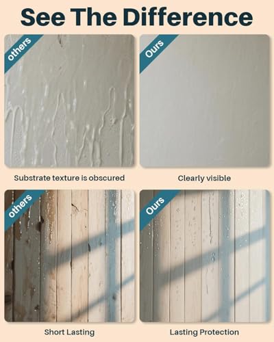 Image of Waterproof Sealant 17.6 oz Clear, Transparent Waterproof Coating Water-Based Invisible Agent Roofs, Walls, Garden, Terraces Indoor & Outdoor