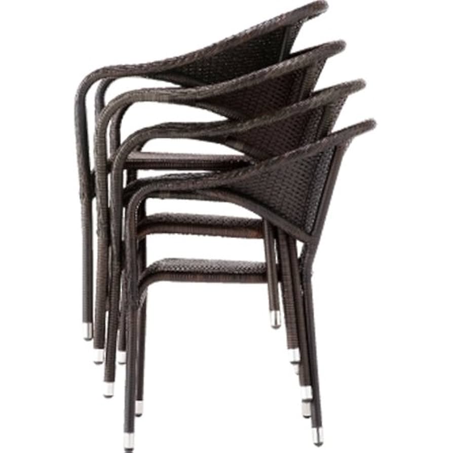 ガーデンチェア　① Amazon.co.jp: 高級人工ラタン ガーデンチェア 椅子 Chair