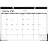 Desk Calendar 2024-2026 – Run Now to MAR 2026, 16 Monthly Desk Calendar 2024-2026, Large Desk Calendar, 17'' x 12'', 2025 Desk/Wall Calendar with To-do Lists, Desk Pad, Ruled Blocks, Corner Protectors
