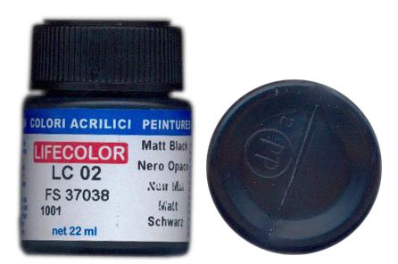 Colore LifeColor LC02 basic matt black