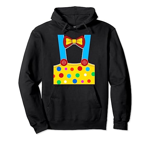 Disfraz de payaso para niños, hombres, mujeres, Halloween, circo Sudadera con Capucha