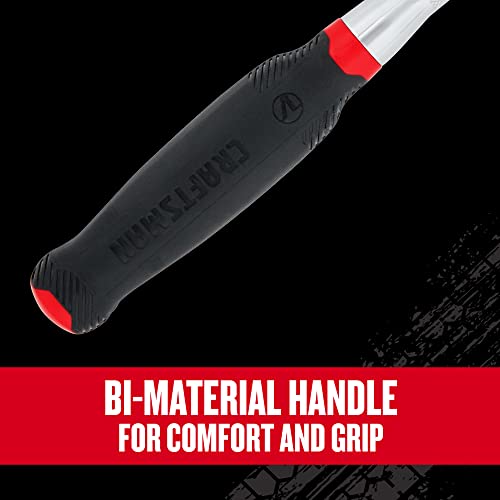 CRAFTSMAN V-SERIES Ratchet, 1/2 Inch Drive, 96-Tooth, Flexible Head XL Comfort Grip (CMMT86336V) - image 6