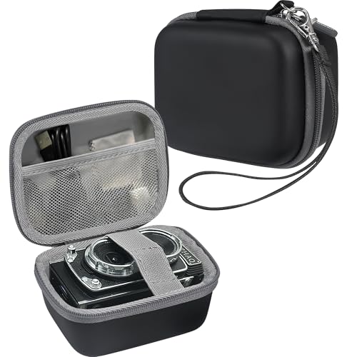 Funda para cámara digital Leayjeen negra compacta miniatura 1