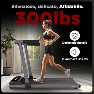 Tapis roulant elettrico per la casa Tapis roulant pieghevole 12km/h 1-2,5PS 12 programmi preimpostati Display LCD 1-12 km/h Modello 2023 Inclinazione manuale a 3 livelli