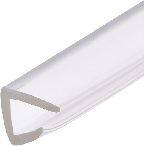 METALLIXITY Bordes de borde (9.84 pies), 1 unidad, sello en U de PVC para tira de sellado de borde de 0.197-0.236 in, para sellos de ventana de
